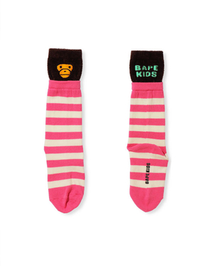 Chaussettes Bape Milo Layered Rose Enfant | GBG-80615232