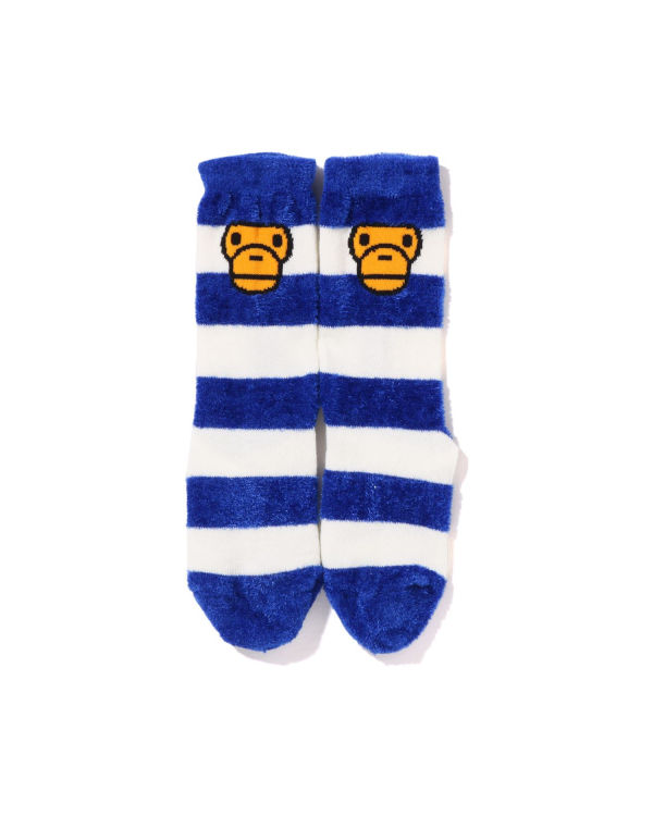 Chaussettes Bape Hoop Milo Face Bleu Enfant | YUE-86171842