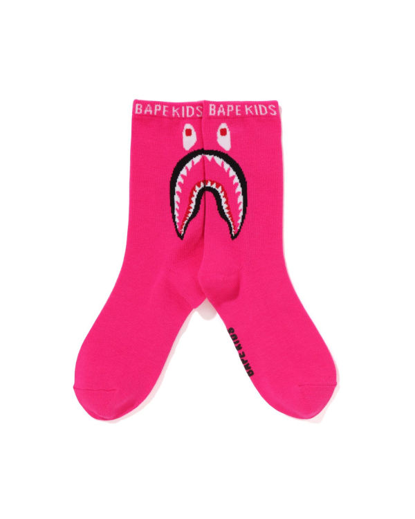 Chaussettes Bape Shark Rose Enfant | WOE-89529553