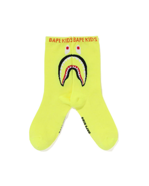 Chaussettes Bape Shark Jaune Enfant | URK-14863288