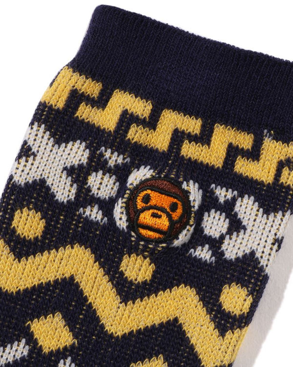 Chaussettes Bape Milo Nordic Bleu Marine Bleu Enfant | HGS-37389155