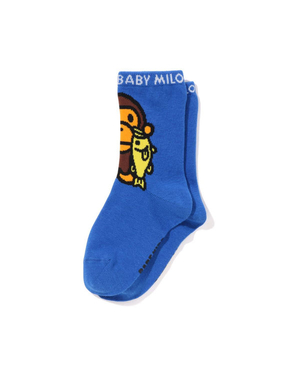 Chaussettes Bape Milo Black Bass Bleu Enfant | NLA-33941436