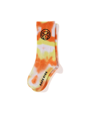 Chaussettes Bape Milo Dyed Rib Orange Enfant | HGE-05761159