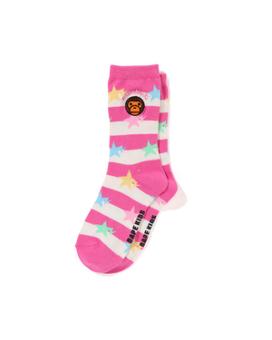 Chaussettes Bape Hoop Milo Sta Rose Enfant | QTF-52153889