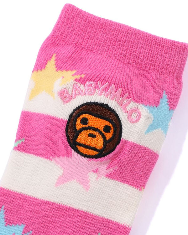 Chaussettes Bape Hoop Milo Sta Rose Enfant | QTF-52153889