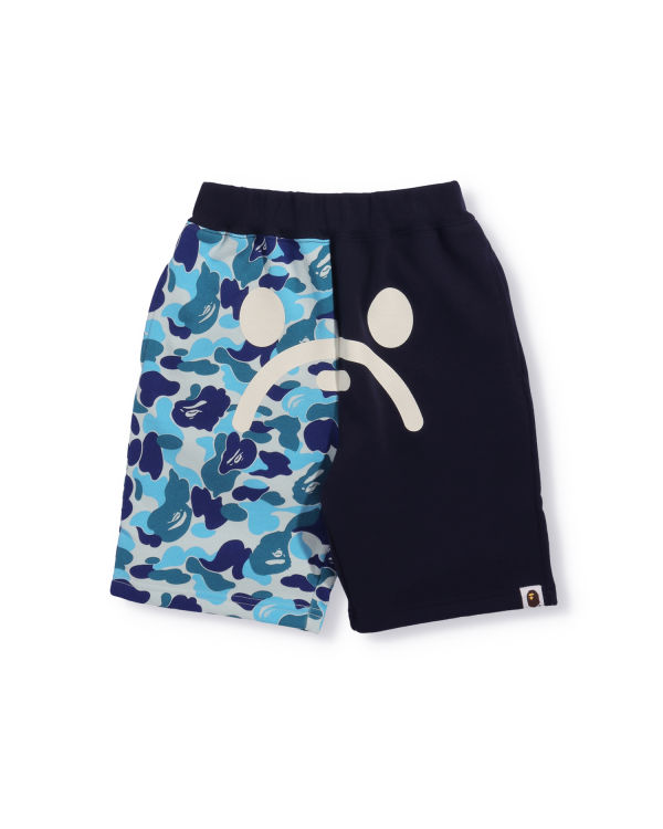 Shorts Bape ABC Camo Milo Face Bleu Enfant | ALM-09107539