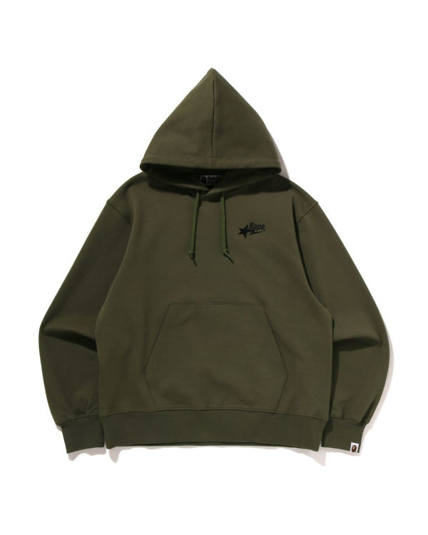 Sweat à Capuche Bape STA Logo Relaxed Fit Pullover Vert Homme | XJI-72167427