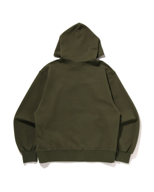 Sweat à Capuche Bape STA Logo Relaxed Fit Pullover Vert Homme | XJI-72167427