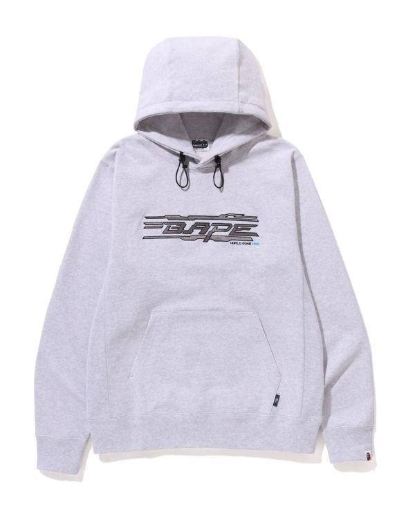 Sweat à Capuche Bape Stiching Pullover Grise Homme | IPZ-33011565