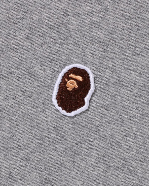 Sweats Bape Ape Head One Point Relaxed Fit Crewneck Grise Homme | EYW-10089879