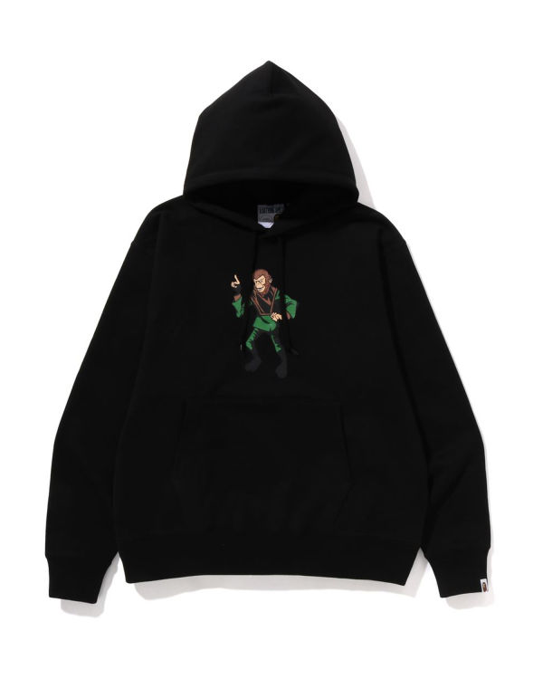 Sweat à Capuche Bape Ape Relaxed Fit Pullover Noir Homme | OAV-10410595