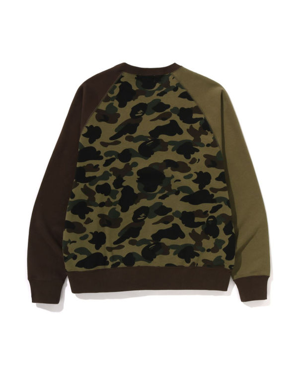 Sweats Bape 1st Camo Crazy Bathing Ape Relaxed Fit Crewneck Vert Homme | YYL-71290281