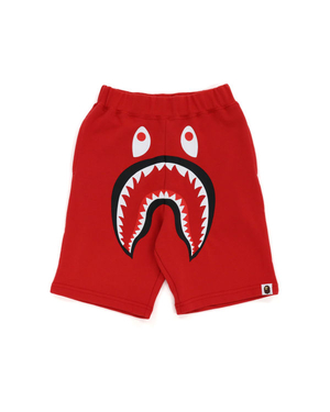 Shorts Bape Shark Rouge Clair Enfant | VRN-71388423