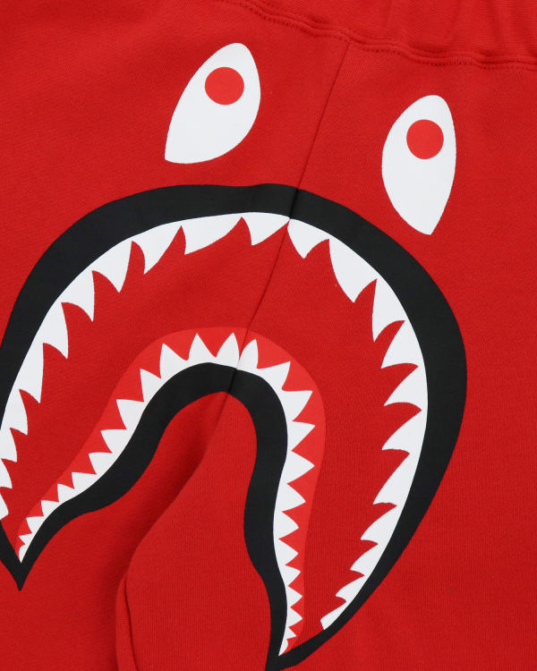 Shorts Bape Shark Rouge Clair Enfant | VRN-71388423