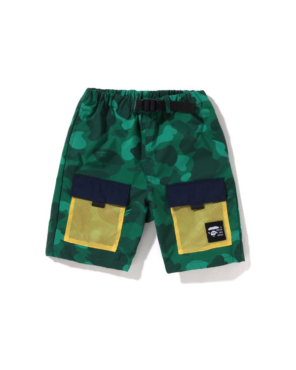 Shorts Bape Color Camo Mesh Pocket Turquoise Enfant | XUO-40453493