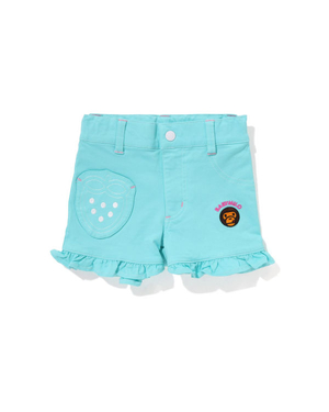 Shorts Bape Milo Strawberry Frill Menthe Enfant | BZE-82435347