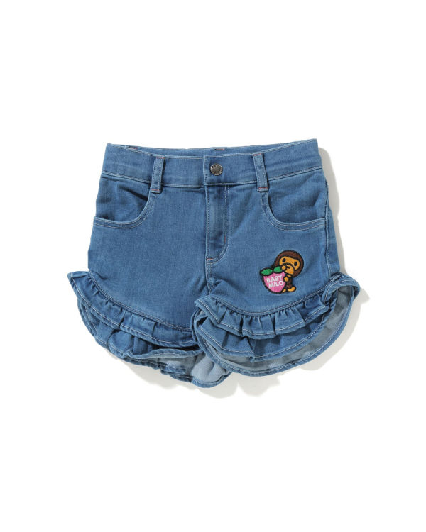 Shorts Bape Strawberry Milo Frill Bleu Enfant | PDT-83208108