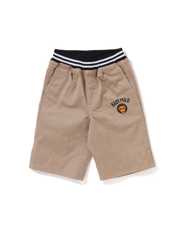 Shorts Bape Milo 1st Camo Cuffed Beige Enfant | JSF-50552346