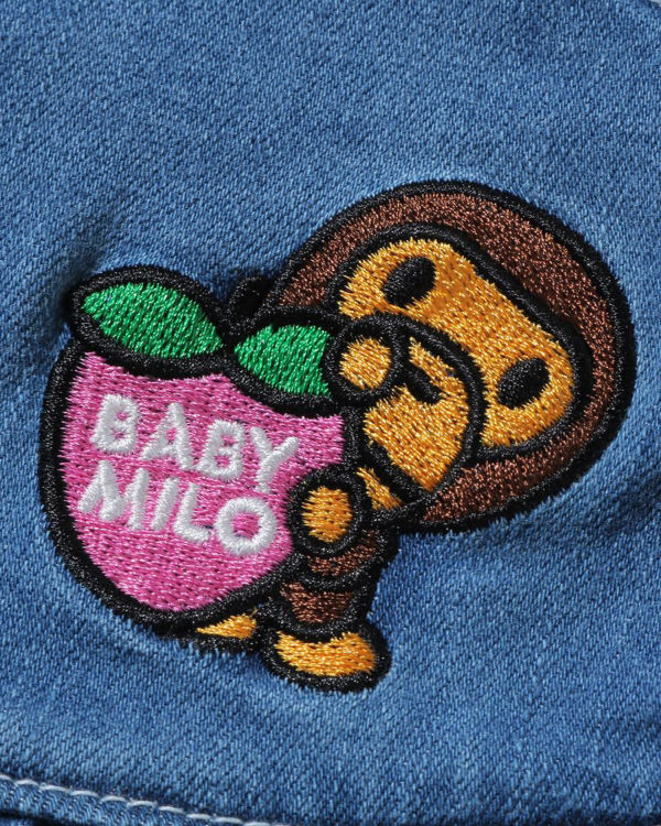 Shorts Bape Strawberry Milo Frill Bleu Enfant | PDT-83208108