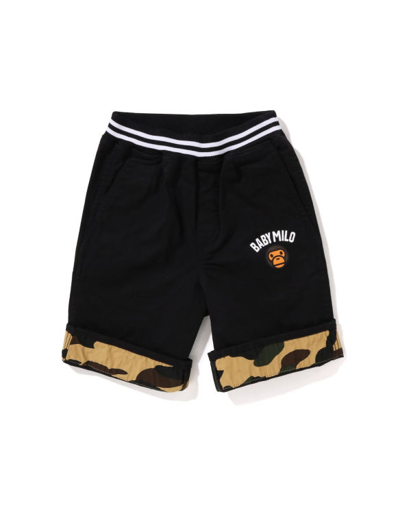 Shorts Bape Milo 1st Camo Cuffed Noir Enfant | VZA-51127890