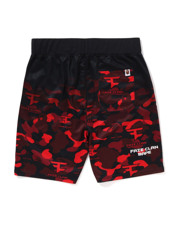 Shorts Bape X Faze Clan Game Rouge Clair Enfant | HZF-41176608