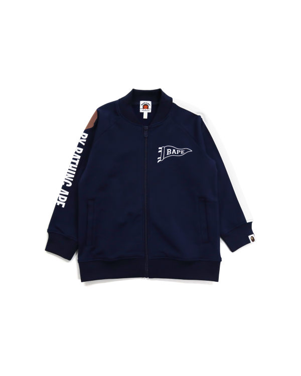 Vestes Bape Jersey Bleu Enfant | DTA-72838250