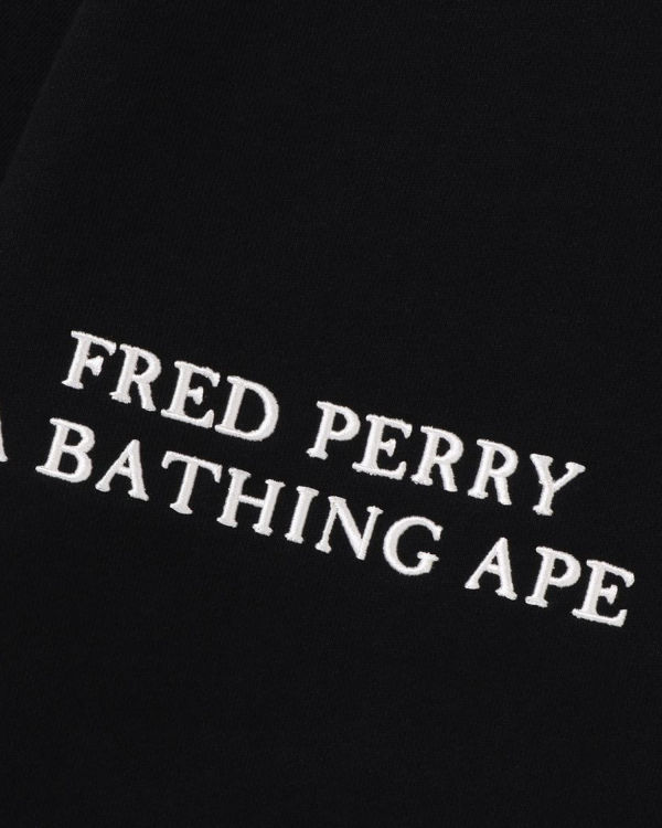 Sweat à Capuche Bape X Fred Perry Color Camo Zip Noir Homme | CNK-77454439