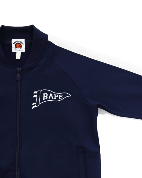 Vestes Bape Jersey Bleu Enfant | DTA-72838250