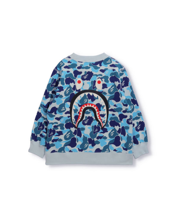 Sweats Bape ABC Camo Shark Crew Neck Bleu Enfant | UGQ-72926937