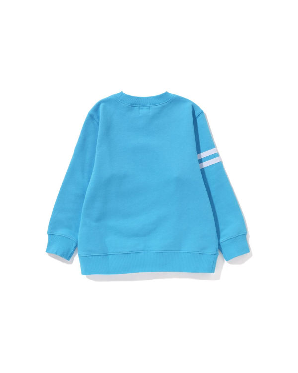 Sweats Bape Milo Emblem Crewneck Bleu Enfant | SKD-15265901