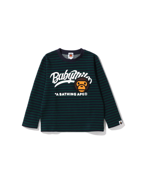 Sweats Bape Milo Patch Hoop Crewneck Vert Foncé Enfant | GEJ-12623009