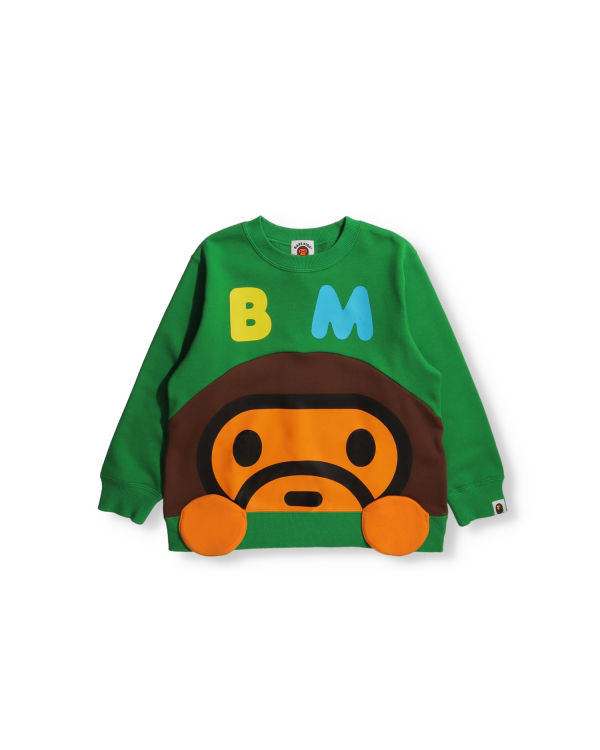 Sweats Bape Milo crew neck Turquoise Enfant | WWA-22950578