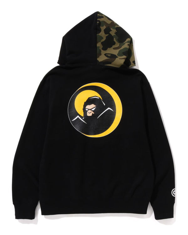 Sweat à Capuche Bape Shadow Relaxed Fit Full Zip Noir Homme | SHX-18869002