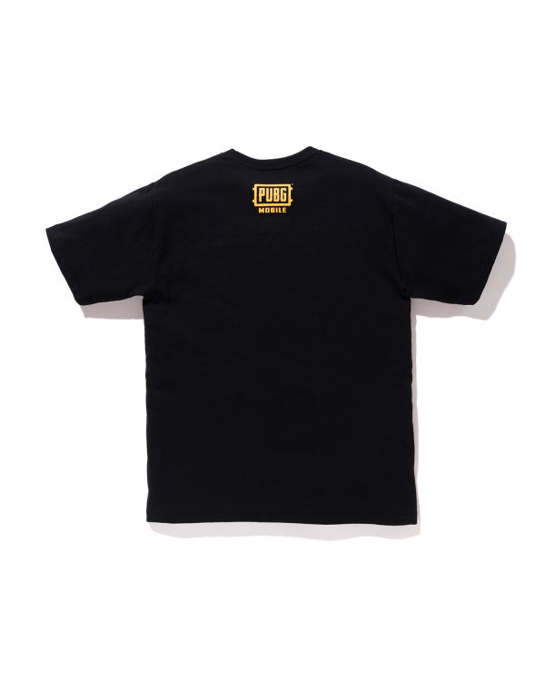 T Shirts Bape X PUBG MOBILE Ape Head Noir Homme | HGG-04060401