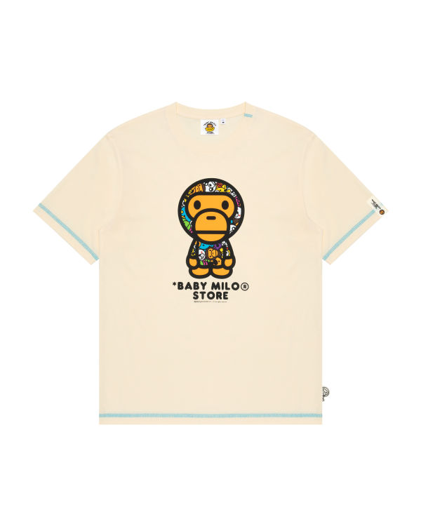 T Shirts Bape Milo Blanche Homme | LIT-00778419