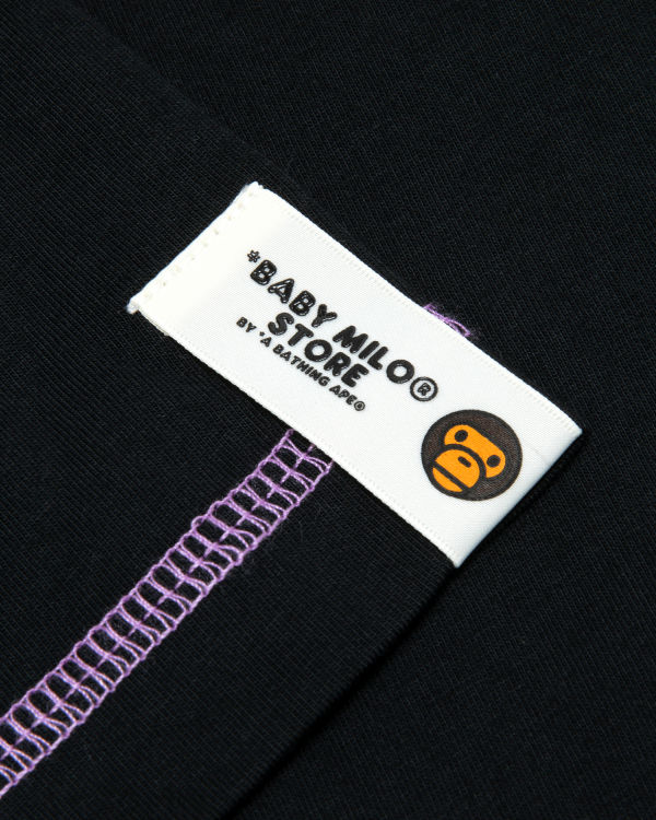 T Shirts Bape Milo box logo print Noir Homme | UQV-56964351