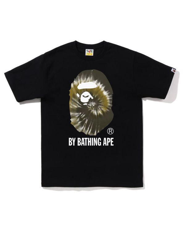 T Shirts Bape Tie-Dye By Bathing Ape Noir Homme | CAO-02741273