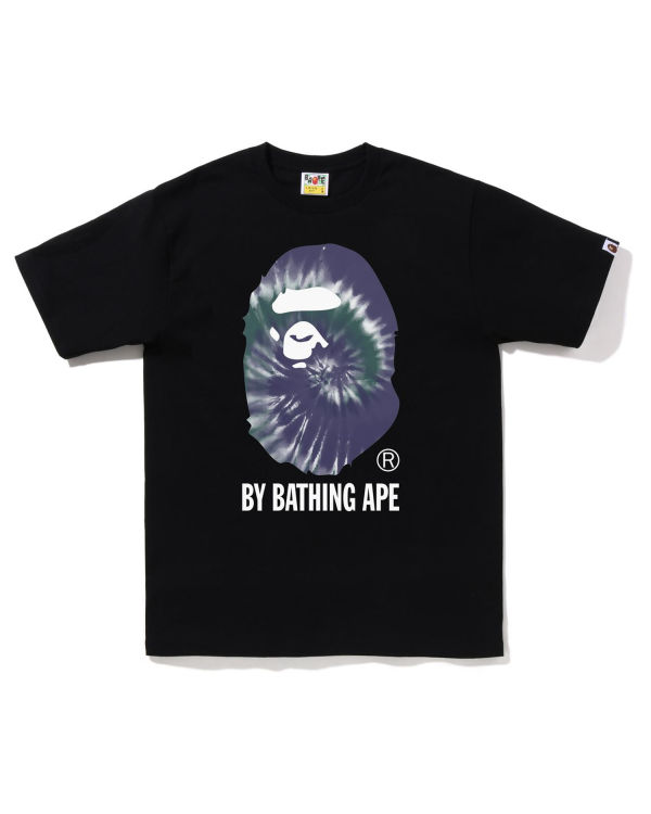 T Shirts Bape Tie-Dye By Bathing Ape Noir Homme | ONN-01975710