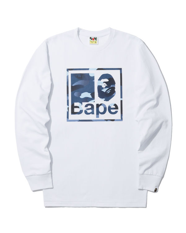 T Shirts Bape Gradation Camo Blanche Homme | YST-15686975