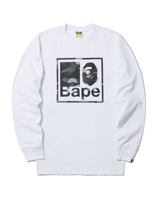 T Shirts Bape Gradation Camo Blanche Homme | EOV-27418797