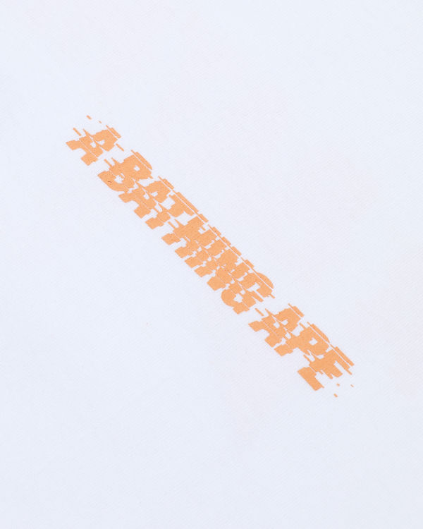 T Shirts Bape A Bathing Ape Blanche Homme | SSE-77184385