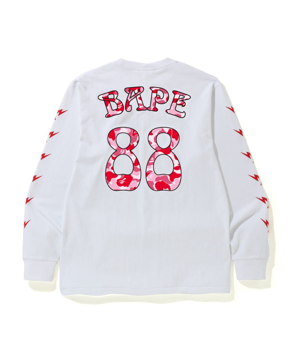 T Shirts Bape ABC 88 Rose Homme | QWE-78914009