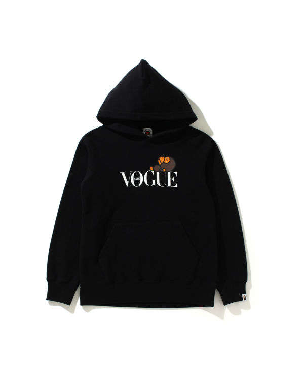 Sweat à Capuche Bape X Vogue Milo Pullover Noir Enfant | JUC-33057575