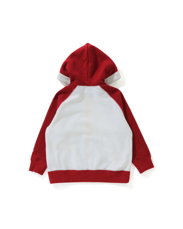 Sweat à Capuche Bape Milo Star Zip Rouge Clair Enfant | TRL-96733096