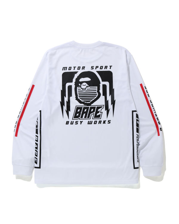 T Shirts Bape Motor Sport Blanche Homme | EXT-12906706