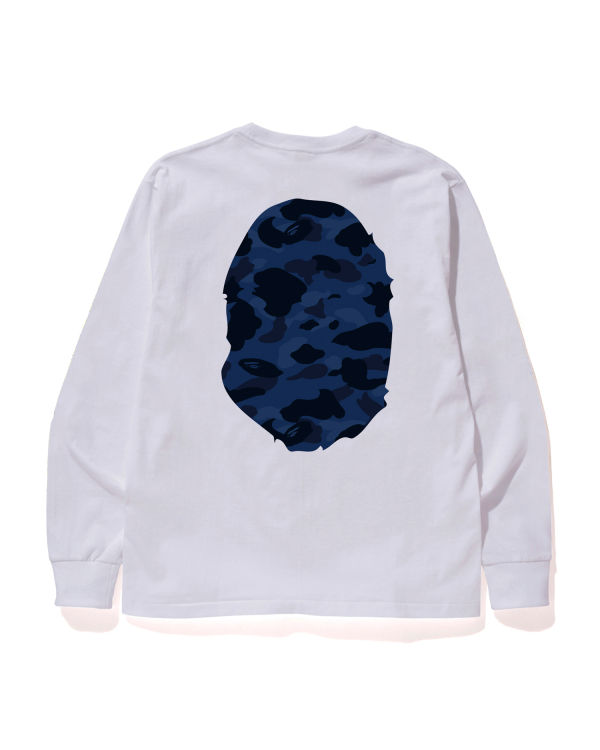 T Shirts Bape Color Camo Big Ape Head Blanche Homme | ITA-60967093