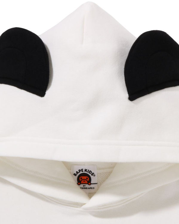 Sweat à Capuche Bape Milo Panda Layered Pullover Blanche Enfant | TTF-92665582