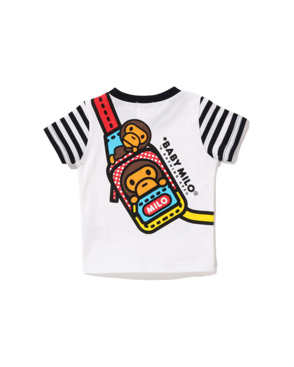 T Shirts Bape Milo One Shoulder Print Noir Enfant | MJY-34287990