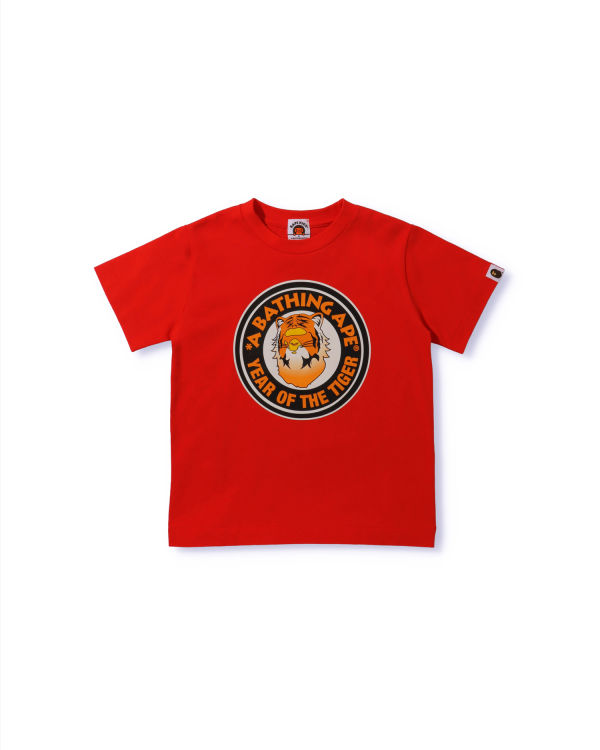 T Shirts Bape Year Of The Tiger Rouge Clair Enfant | PKK-37330107