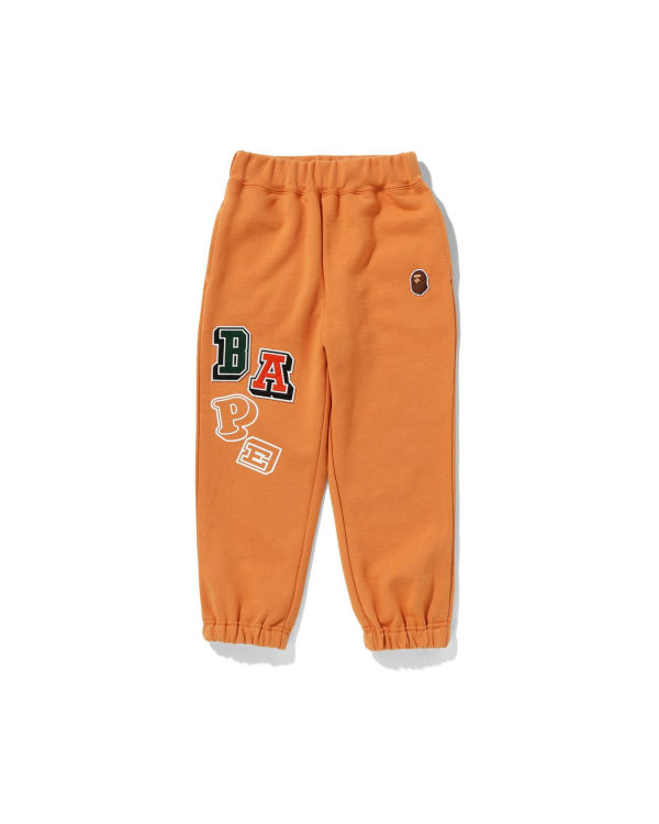 Jogging Bape Multi Fonts Orange Enfant | IVS-52856825